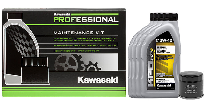 KPO UTV/ATV SEMI-SYNTHETIC 4-STROKE 10W-40 ENGINE OIL  - PROFESSIONAL MAINTENANCE KIT